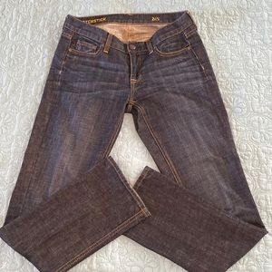 J Crew Matchstick straight leg jeans, size 28s